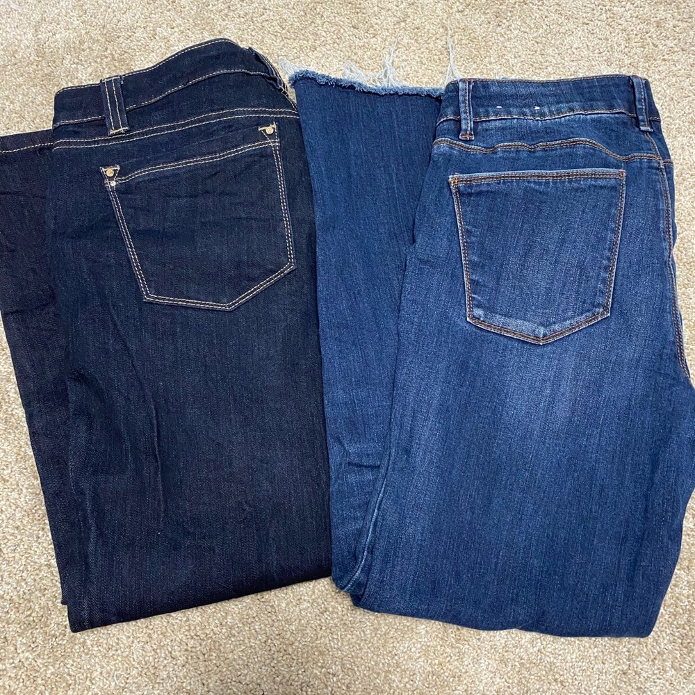 White House Black Market Crop Jean Bundle